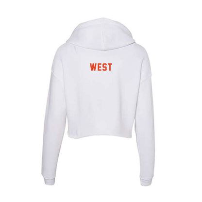 UTSA - NCAA Football : Tyrone West - Women's Crop Fleece Hoodie-1