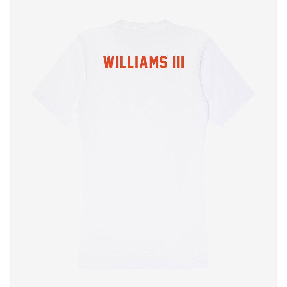 UTSA - NCAA Men's Track & Field : John Williams III - Women's V-Neck T-Shirt-1