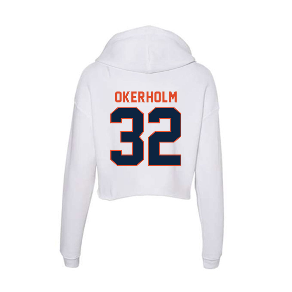 UTSA - NCAA Baseball : Christian Okerholm - Women's Crop Fleece Hoodie-1
