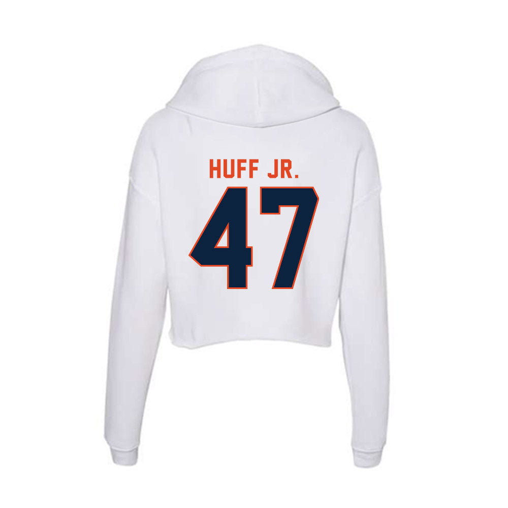 UTSA - NCAA Football : Tim Huff Jr. - Women's Crop Fleece Hoodie-1