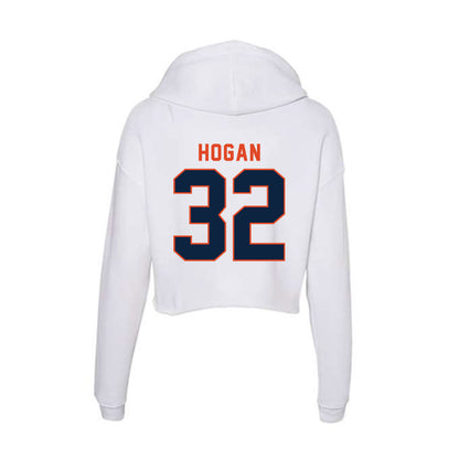 UTSA - NCAA Football : Trevon Hogan - Women's Crop Fleece Hooded Sweatshirt-1