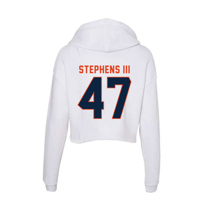 UTSA - NCAA Football : Jon Stephens III - Women's Crop Fleece Hoodie-1