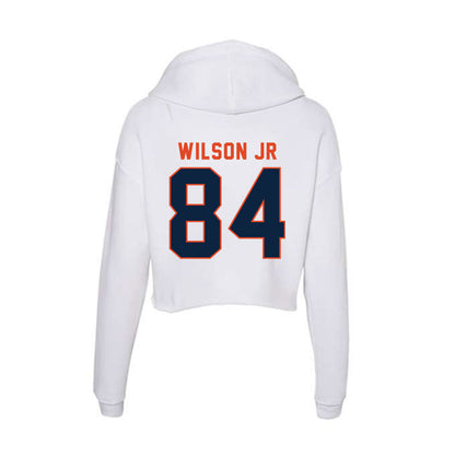 UTSA - NCAA Football : AJ Wilson Jr - Women's Crop Fleece Hoodie-1
