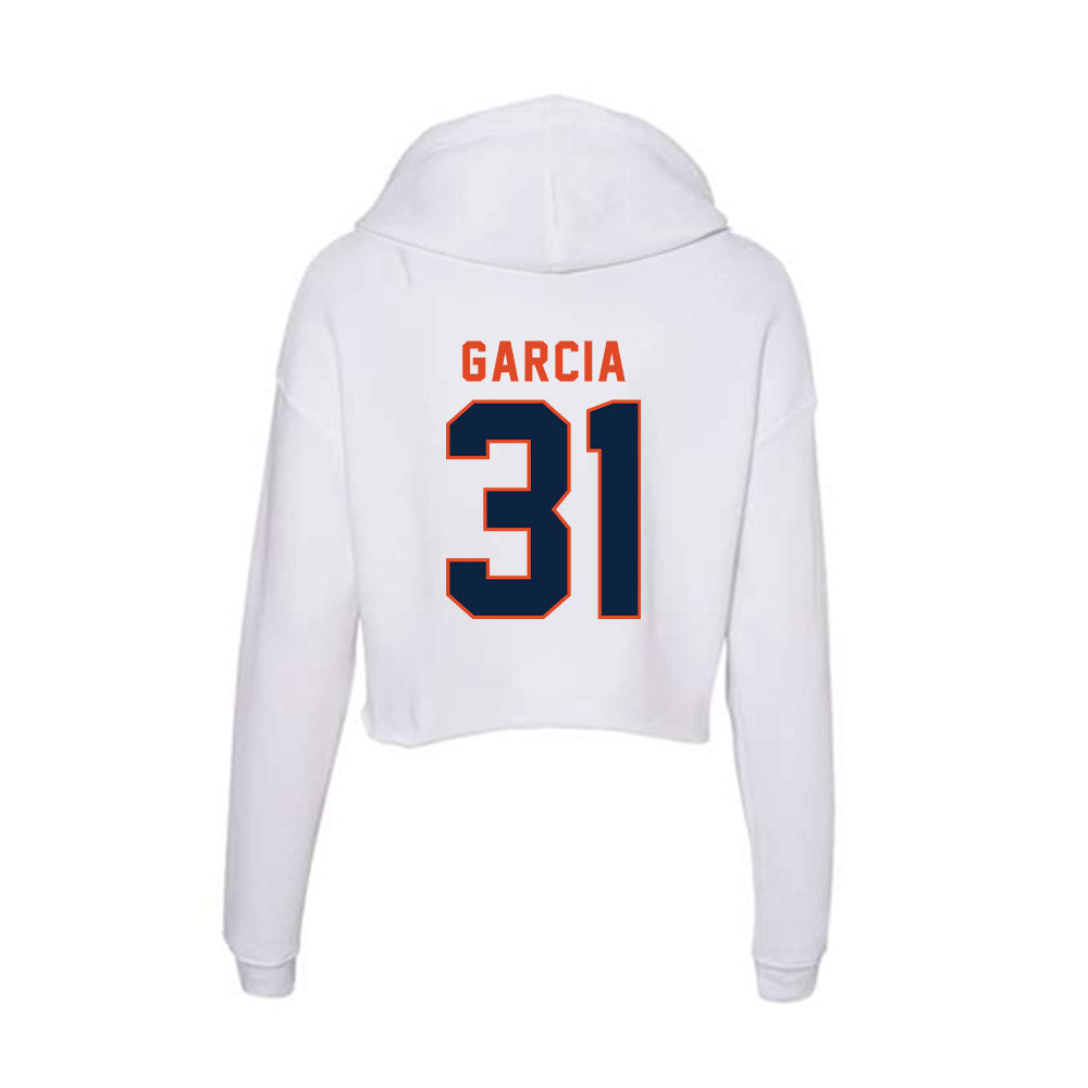 UTSA - NCAA Football : Caleb Garcia - Women's Crop Fleece Hoodie-1