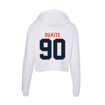 UTSA - NCAA Football : Donald Quaite - Women's Crop Fleece Hoodie-1