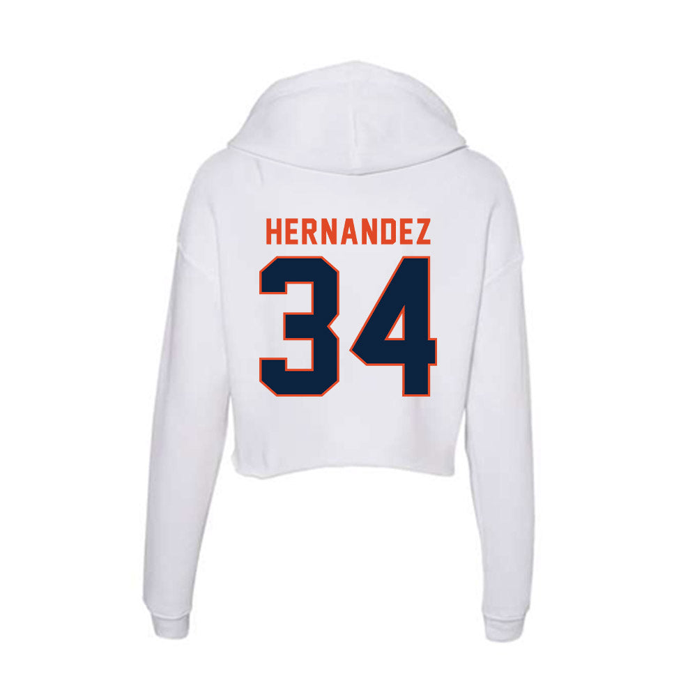 UTSA - NCAA Softball : Arlette Hernandez - Women's Crop Fleece Hoodie-1