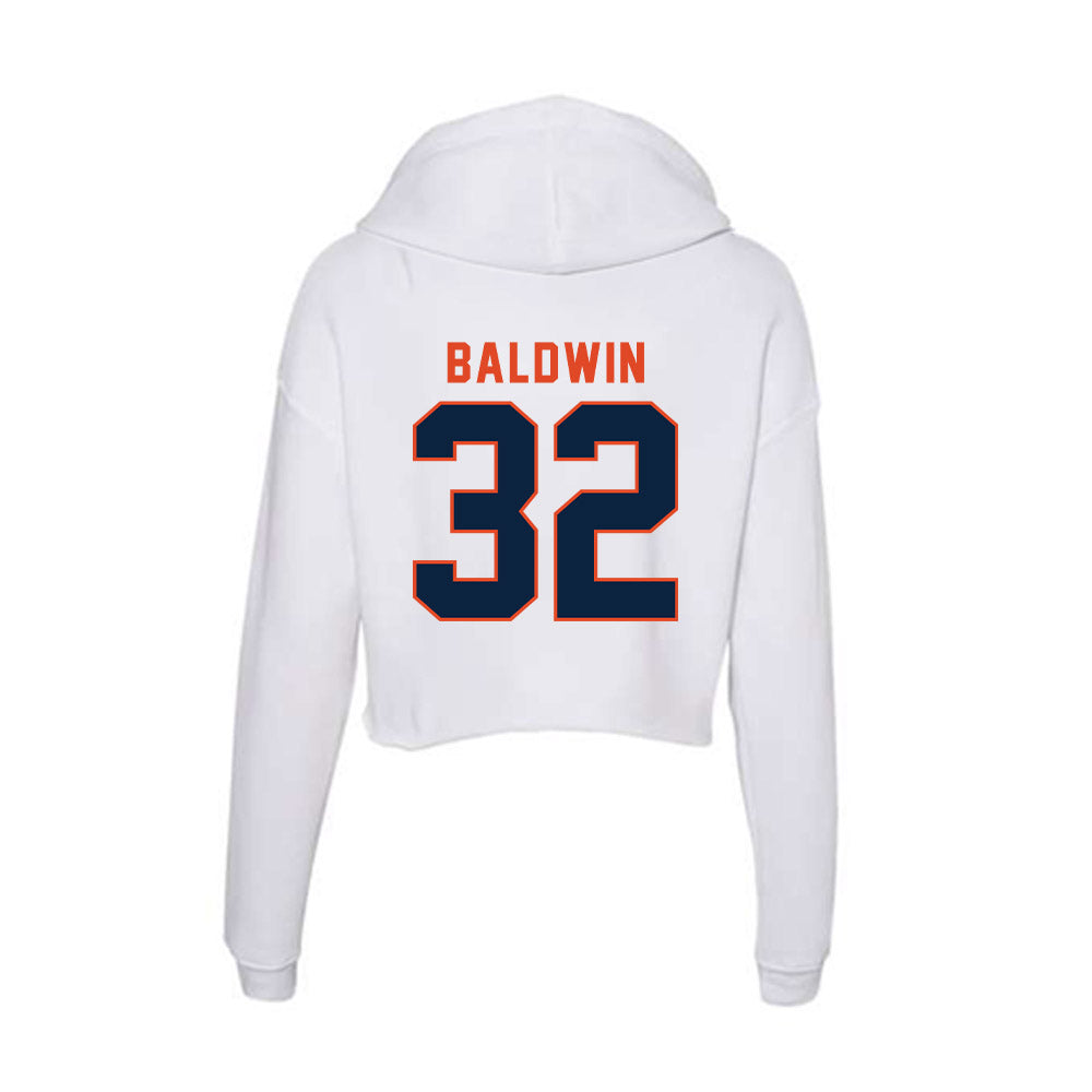 UTSA - NCAA Football : Elijah Baldwin - Women's Crop Fleece Hoodie-1