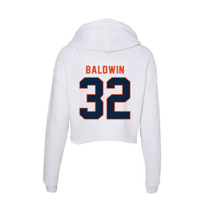 UTSA - NCAA Football : Elijah Baldwin - Women's Crop Fleece Hoodie-1