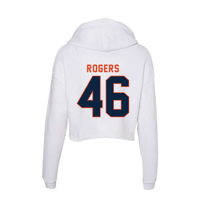 UTSA - NCAA Football : Lane Rogers - Women's Crop Fleece Hoodie-1