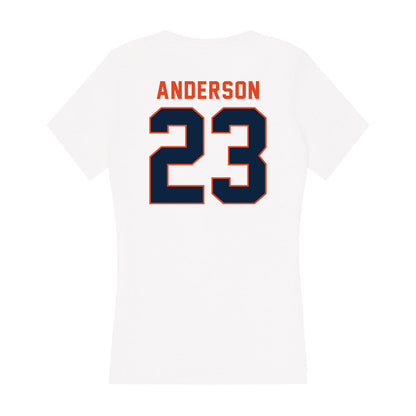 UTSA - NCAA Football : Mekhi Anderson - Women's V-Neck T-Shirt-1