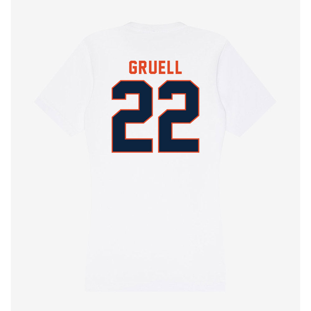 UTSA - NCAA Baseball : Garrett Gruell - Women's V-Neck T-Shirt-1