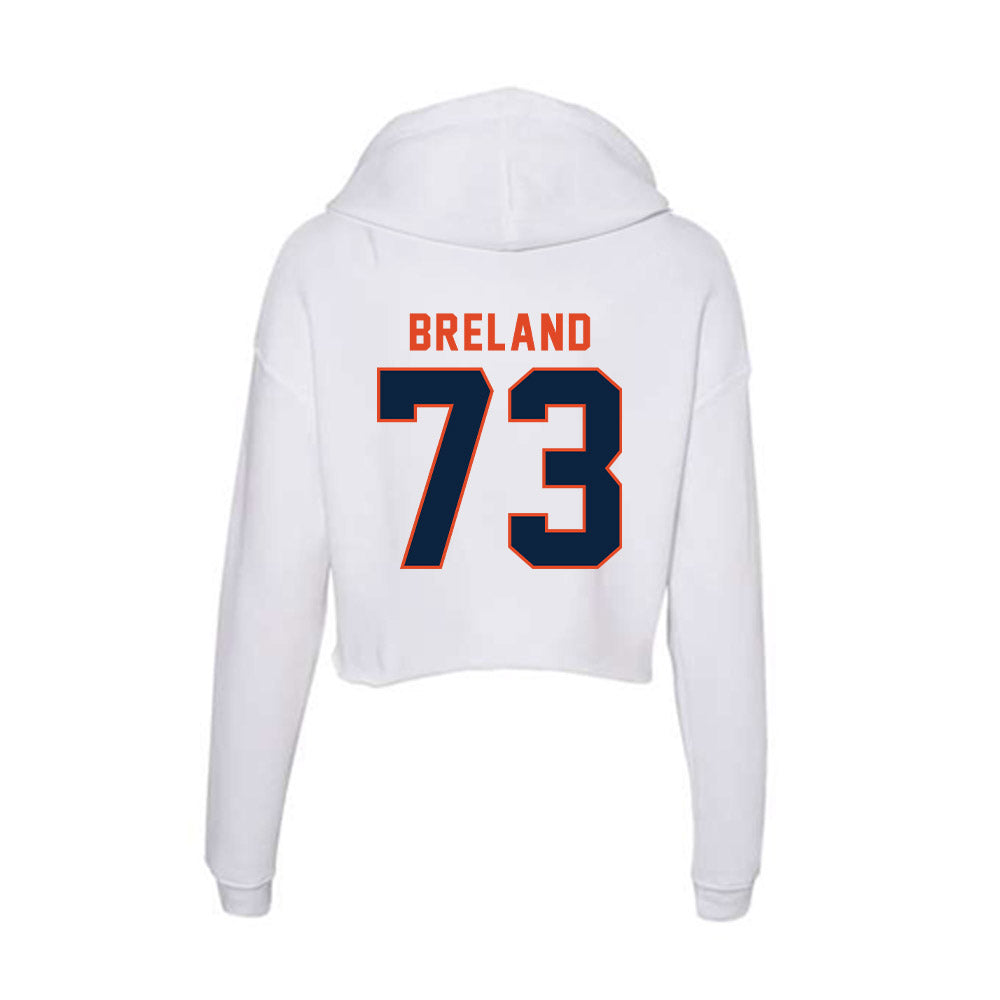 UTSA - NCAA Football : Amarion Breland - Women's Crop Fleece Hoodie-1