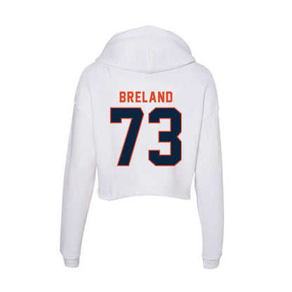 UTSA - NCAA Football : Amarion Breland - Women's Crop Fleece Hoodie-1