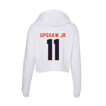 UTSA - NCAA Football : Cameron Upshaw Jr - Women's Crop Fleece Hoodie-1