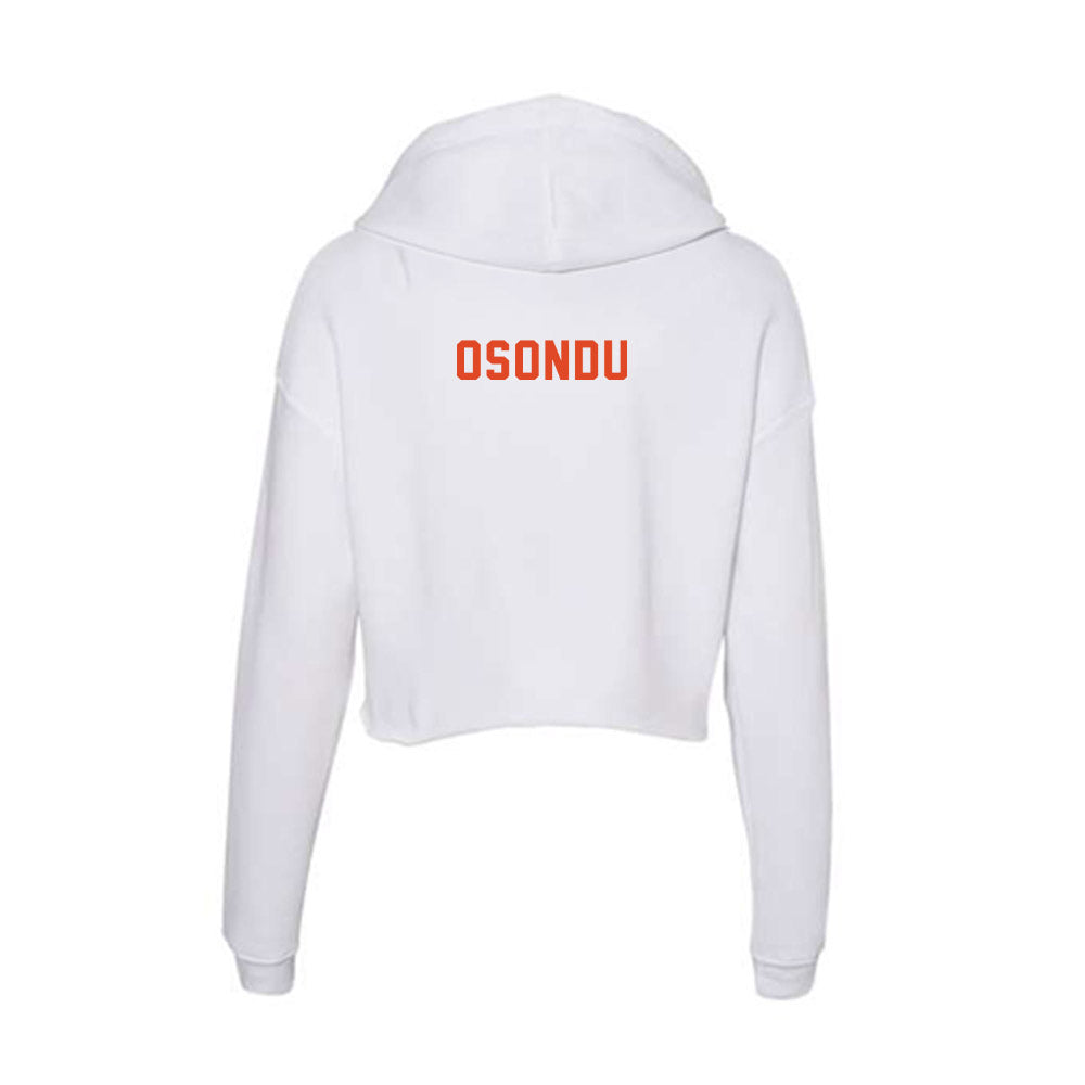 UTSA - NCAA Football : Eze Osondu - Women's Crop Fleece Hooded Sweatshirt-1