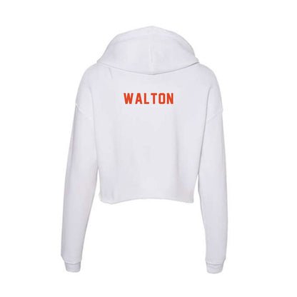 UTSA - NCAA Football : Xavier Walton - Women's Crop Fleece Hoodie-1