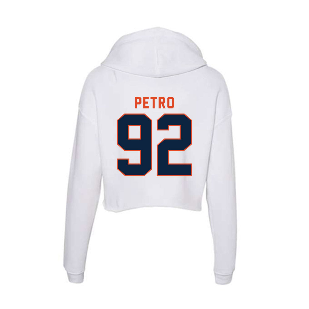 UTSA - NCAA Football : Michael Petro - Women's Crop Fleece Hoodie-1