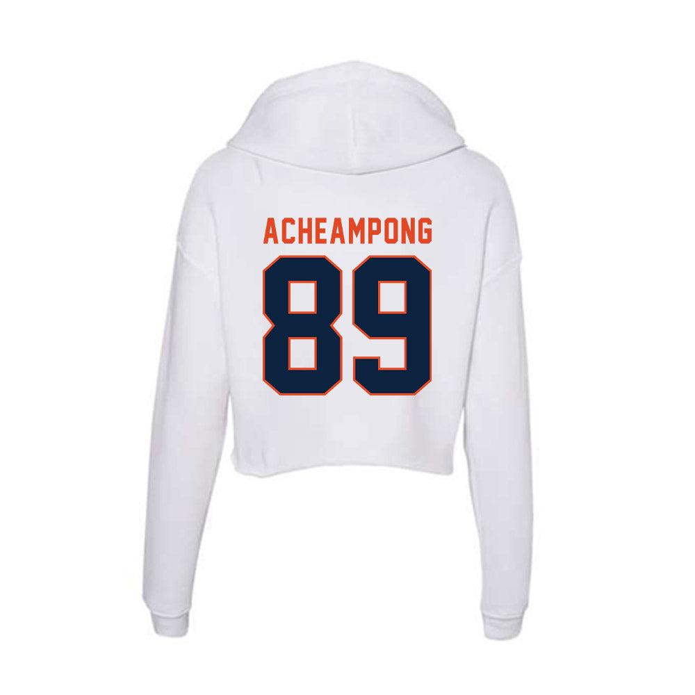 UTSA - NCAA Football : Collins Acheampong - Women's Crop Fleece Hoodie-1