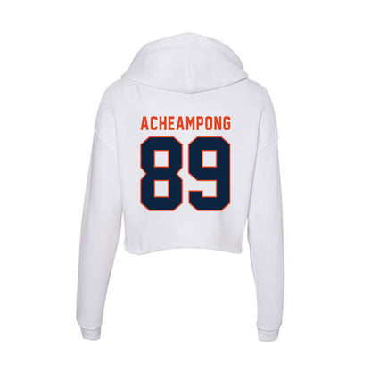 UTSA - NCAA Football : Collins Acheampong - Women's Crop Fleece Hoodie-1
