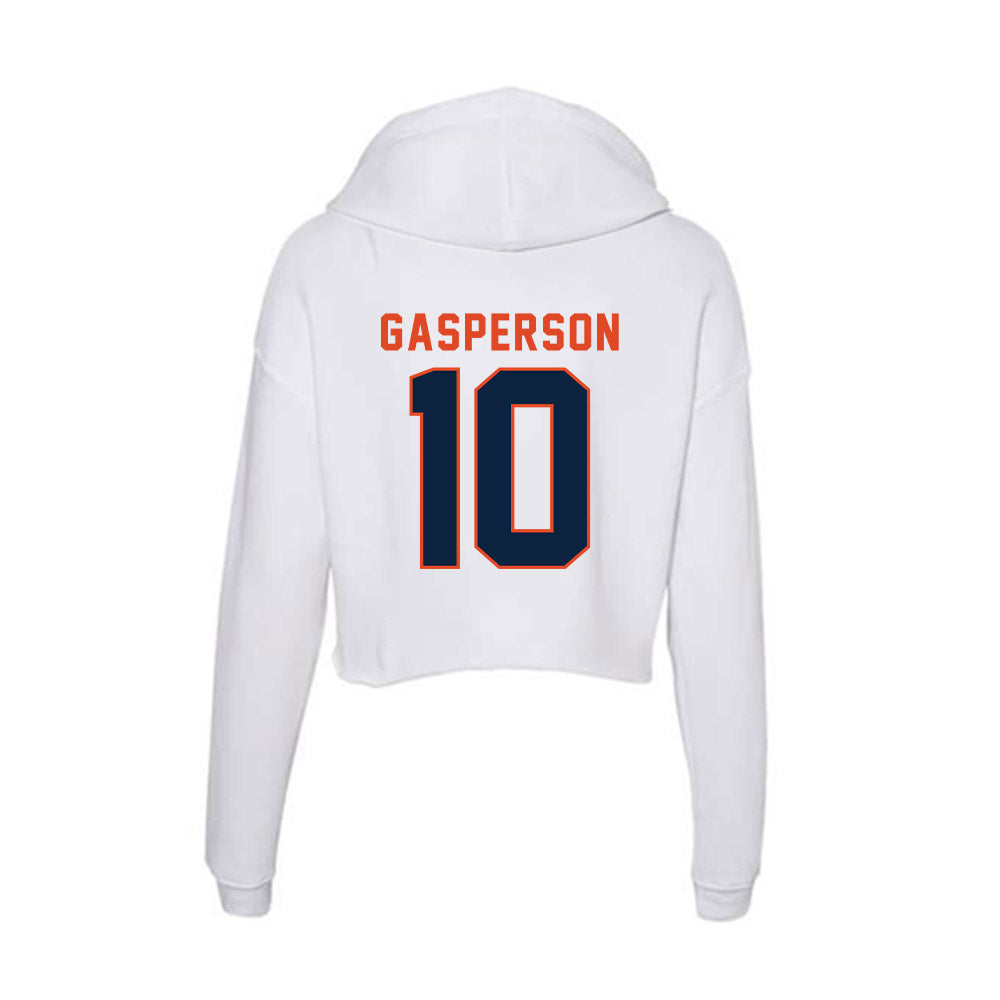 UTSA - NCAA Football : Maguire Gasperson - Women's Crop Fleece Hoodie-1
