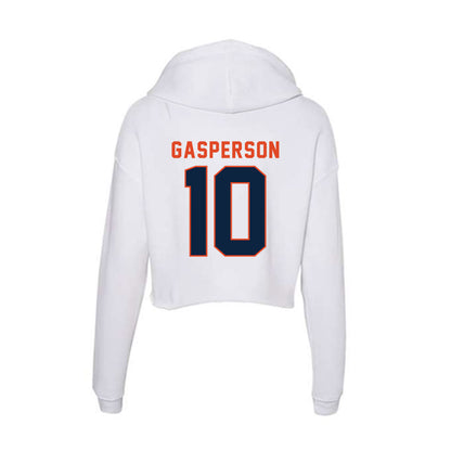 UTSA - NCAA Football : Maguire Gasperson - Women's Crop Fleece Hoodie-1