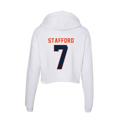UTSA - NCAA Softball : Demiree Stafford - Women's Crop Fleece Hoodie-1