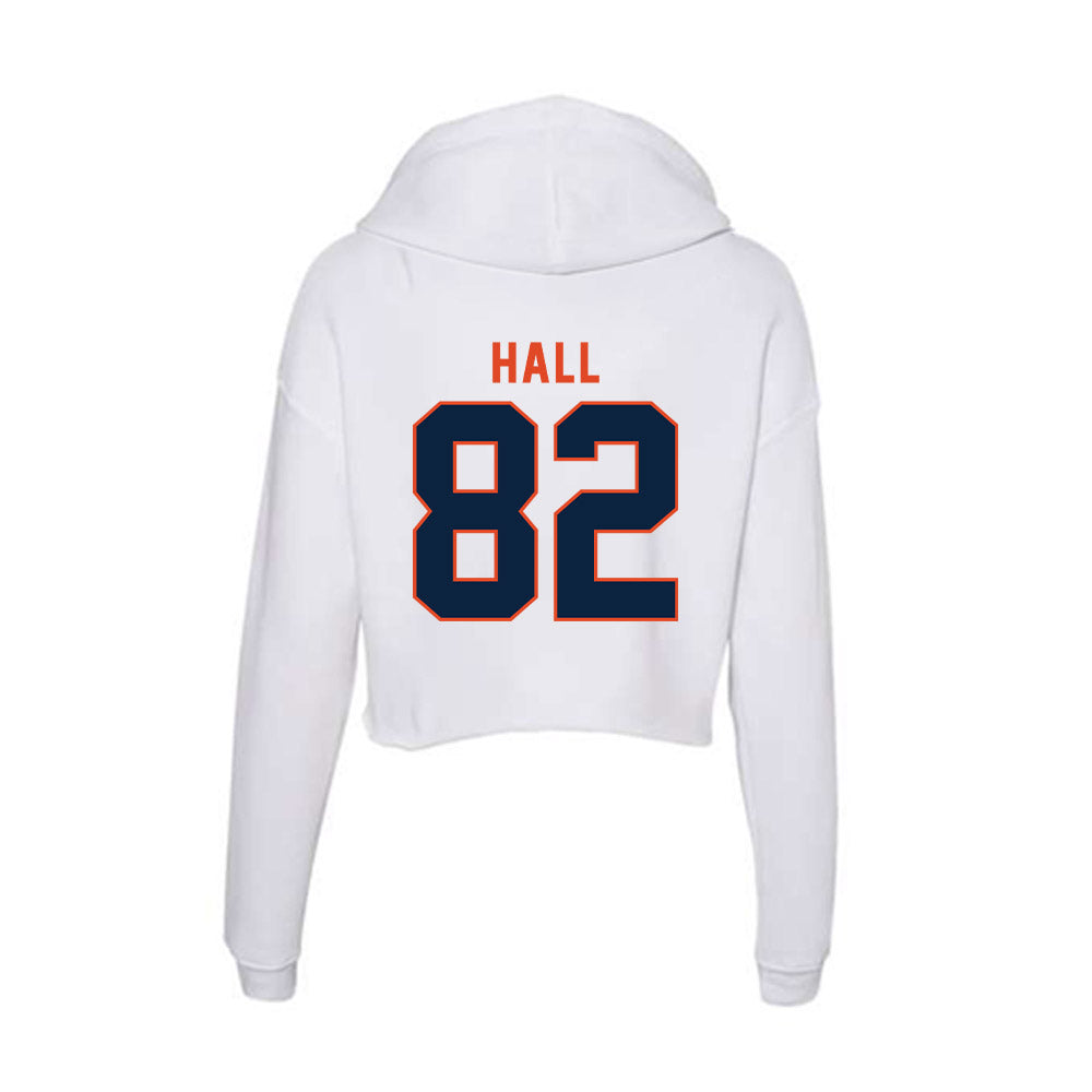 UTSA - NCAA Football : Prince Hall - Women's Crop Fleece Hoodie-1