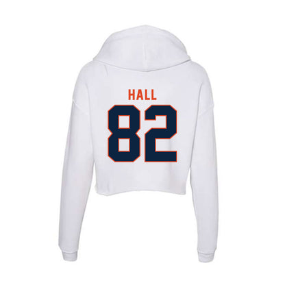 UTSA - NCAA Football : Prince Hall - Women's Crop Fleece Hoodie-1