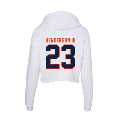 UTSA - NCAA Football : Will Henderson III - Women's Crop Fleece Hoodie-1