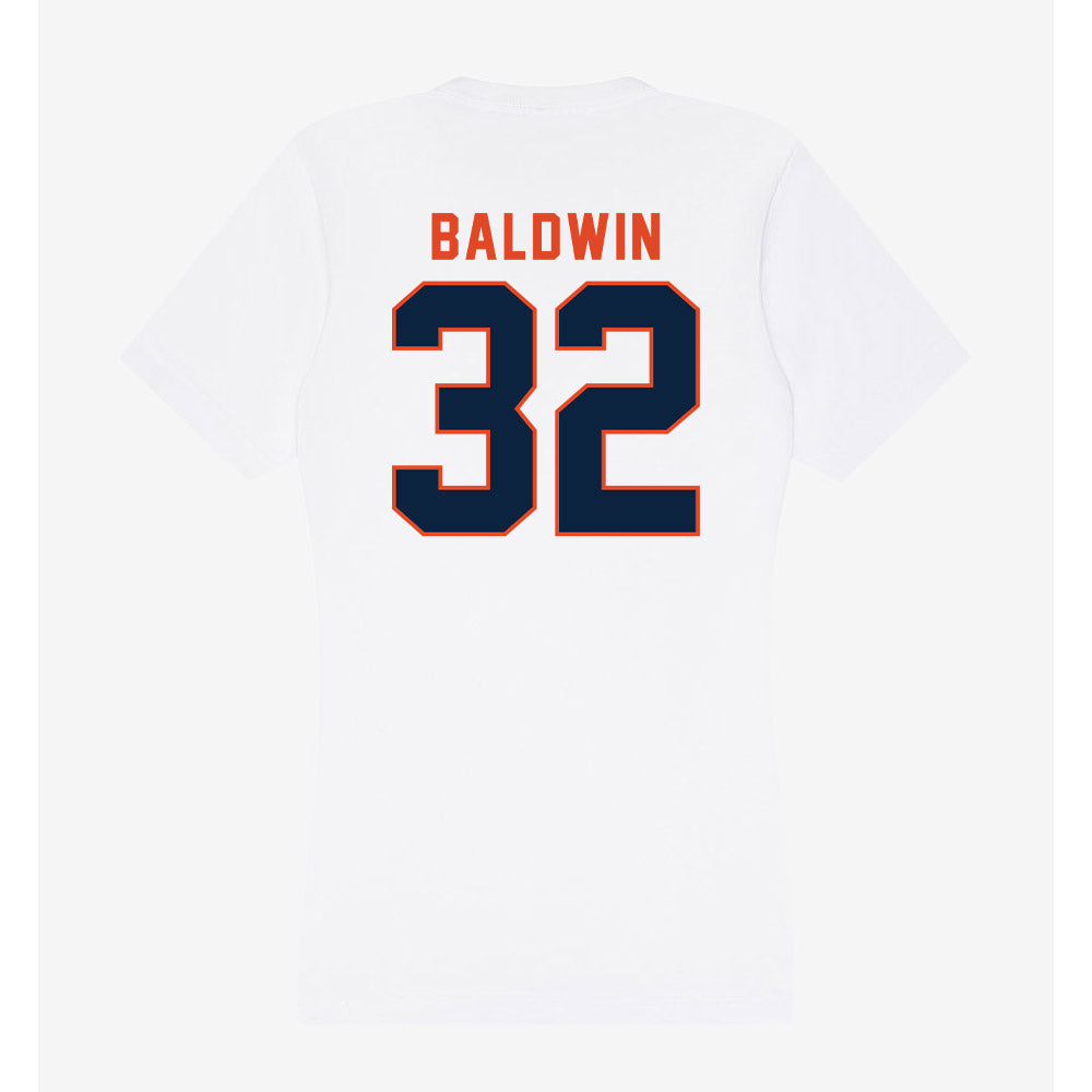 UTSA - NCAA Football : Elijah Baldwin - Women's V-Neck T-Shirt-1