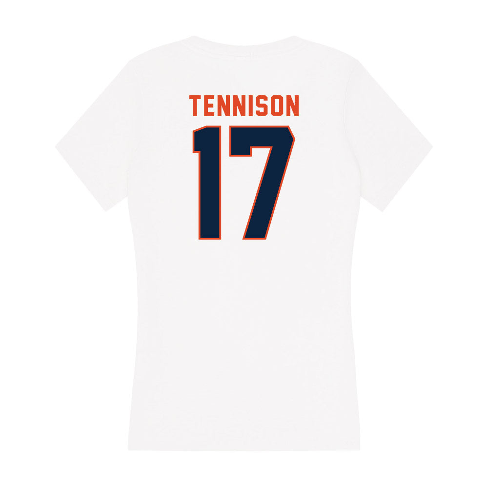 UTSA - NCAA Football : Brandon Tennison - Women's V-Neck T-Shirt-1