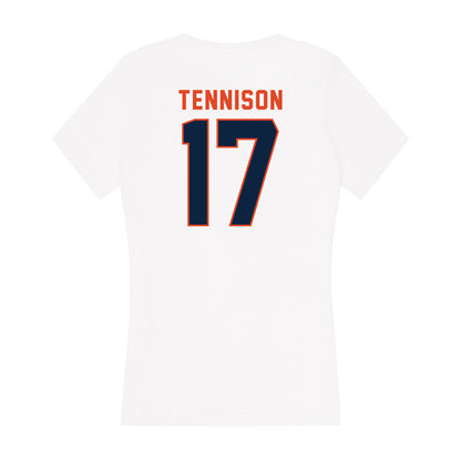 UTSA - NCAA Football : Brandon Tennison - Women's V-Neck T-Shirt-1
