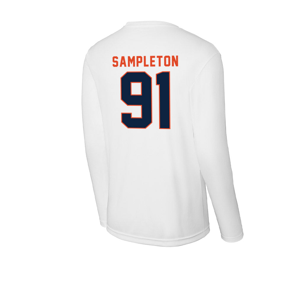 UTSA - NCAA Football : Jusiah Sampleton - Activewear Long Sleeve T-Shirt-1
