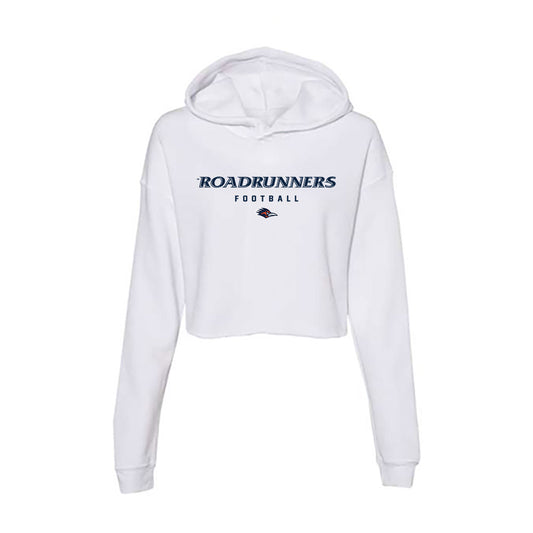 UTSA - NCAA Football : Wyatt Smiley - Women's Crop Fleece Hooded Sweatshirt-0