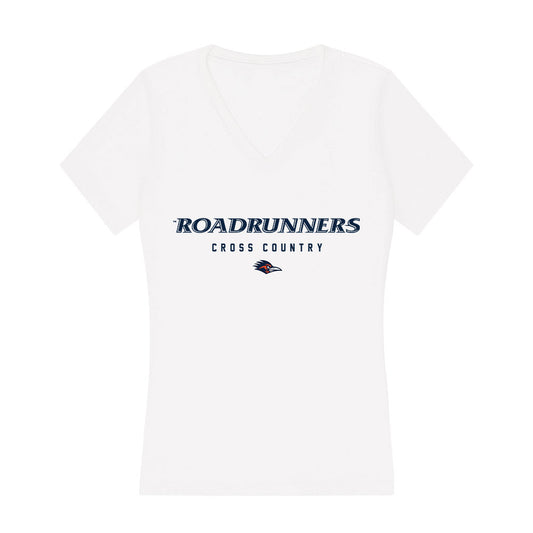 UTSA - NCAA Women's Cross Country : Megan Groeschel - Women's V-Neck T-Shirt-0