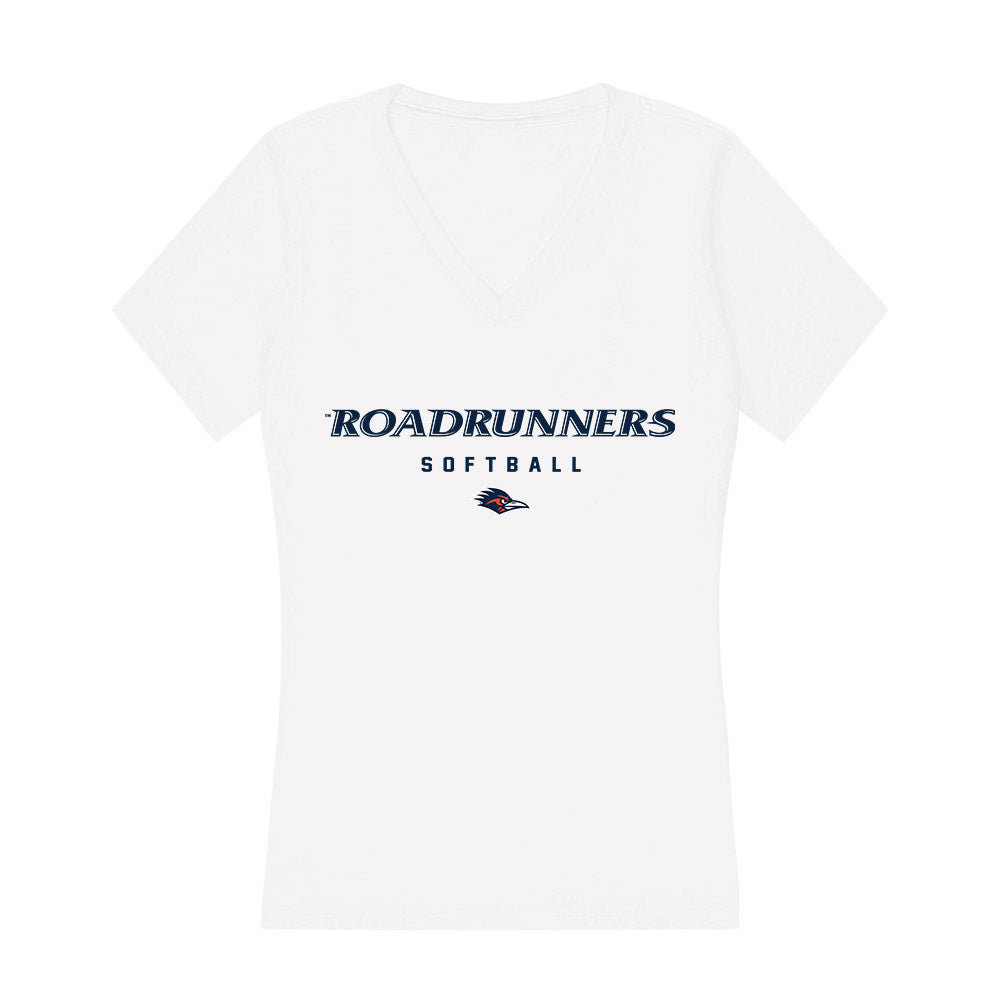 UTSA - NCAA Softball : Caton Letbetter - Women's V-Neck T-Shirt-0