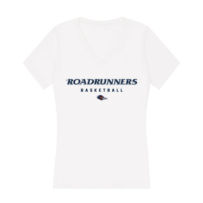 UTSA - NCAA Men's Basketball : Jayson Peterson - Women's V-Neck T-Shirt-0
