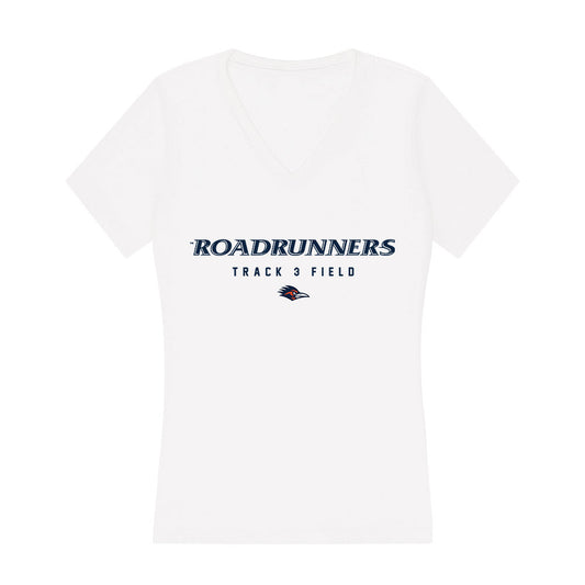 UTSA - NCAA Men's Track & Field : Gabriel Tubbs - Women's V-Neck T-Shirt-0