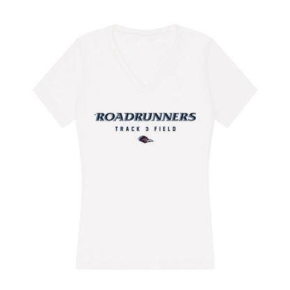 UTSA - NCAA Women's Track & Field : Anna Munoz - Women's V-Neck T-Shirt-0