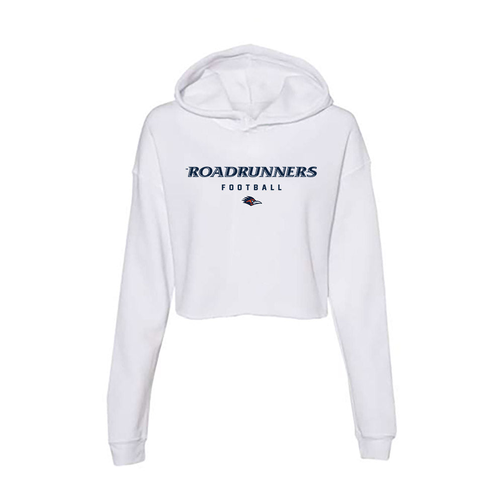 UTSA - NCAA Football : Mykha Green - Women's Crop Fleece Hooded Sweatshirt-0