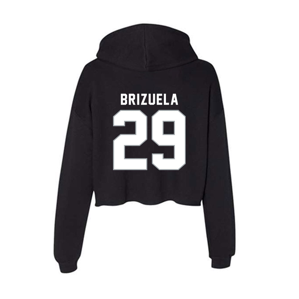 Seton Hall - NCAA Men's Soccer : Joaquin Brizuela - Women's Crop Fleece Hoodie-1