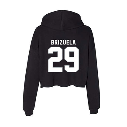 Seton Hall - NCAA Men's Soccer : Joaquin Brizuela - Women's Crop Fleece Hoodie-1