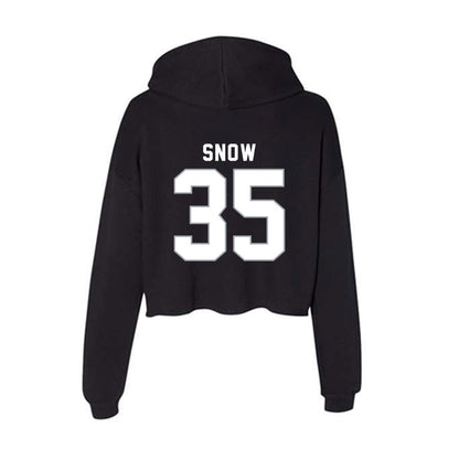 Seton Hall - NCAA Women's Basketball : Jada. Snow - Women's Crop Fleece Hoodie-1