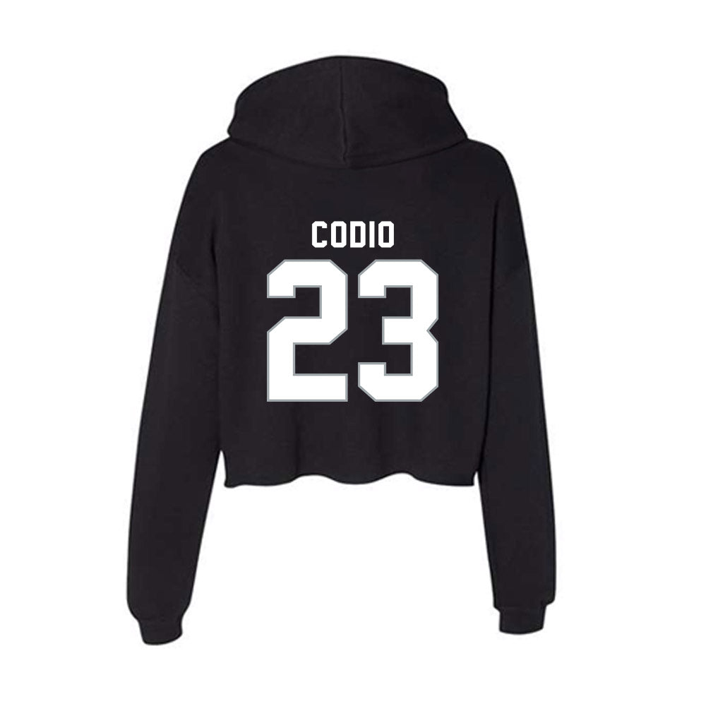 Seton Hall - NCAA Women's Basketball : Jordana Codio - Women's Crop Fleece Hoodie-1