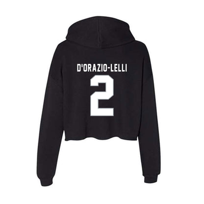 Seton Hall - NCAA Softball : Violet D’Orazio-Lelli - Women's Crop Fleece Hoodie-1