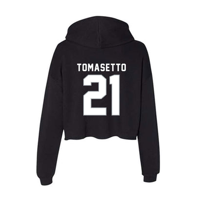 Seton Hall - NCAA Baseball : Nick Tomasetto - Women's Crop Fleece Hoodie-1