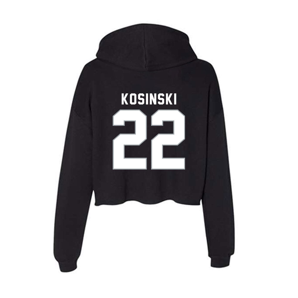 Seton Hall - NCAA Softball : Lea Kosinski - Women's Crop Fleece Hoodie-1