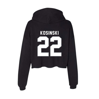 Seton Hall - NCAA Softball : Lea Kosinski - Women's Crop Fleece Hoodie-1