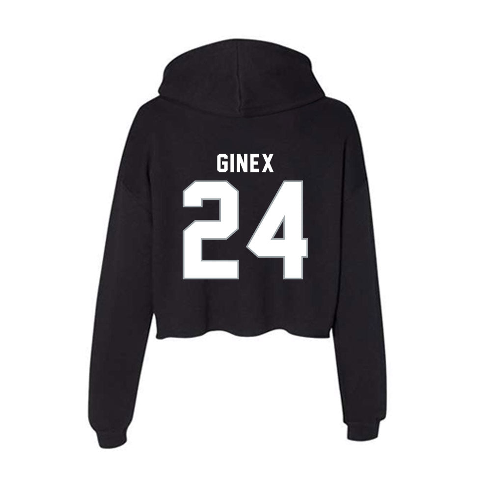 Seton Hall - NCAA Softball : Christina Ginex - Women's Crop Fleece Hoodie-1