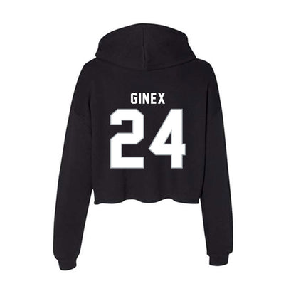 Seton Hall - NCAA Softball : Christina Ginex - Women's Crop Fleece Hoodie-1